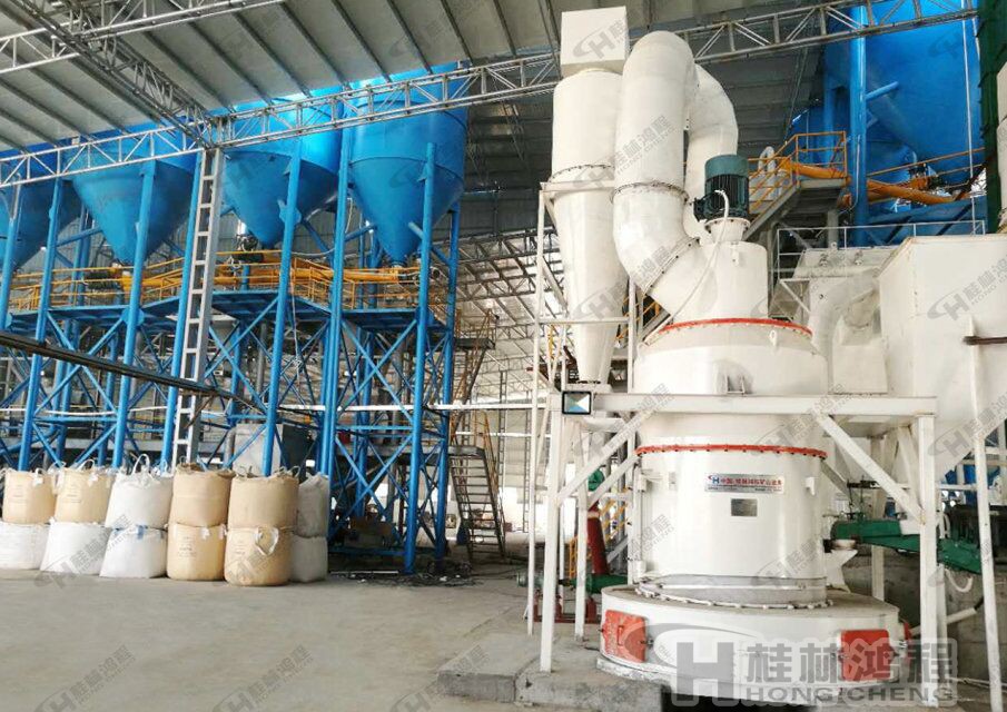 4R3216雷蒙機80-100目重晶石磨粉設備，重晶石雷蒙磨粉機